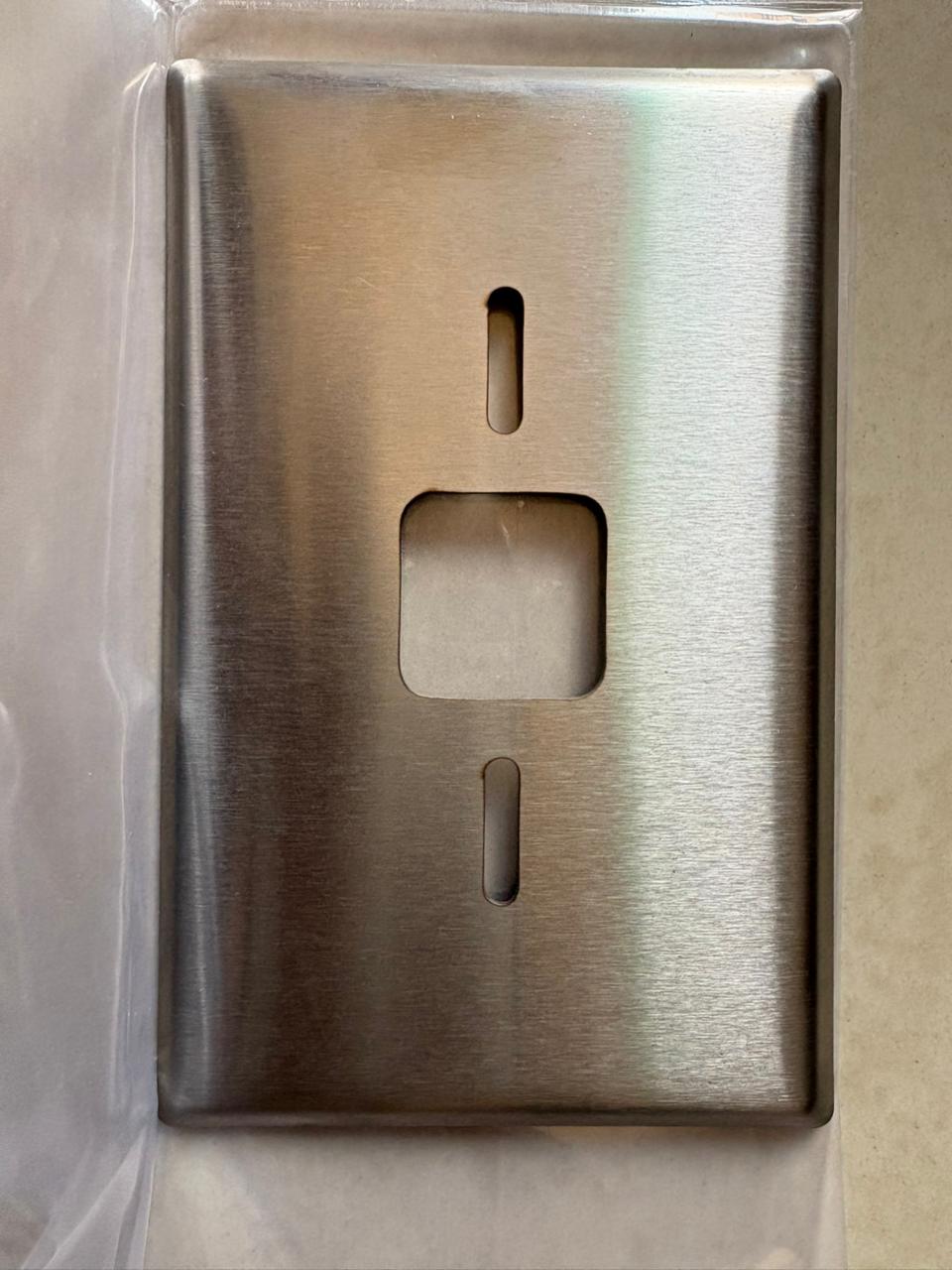 STAINLESS STEEL READER BACK PLATE